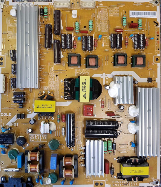 Samsung BN44-00523A/B/D Power Supply LED Board tested - Click Image to Close